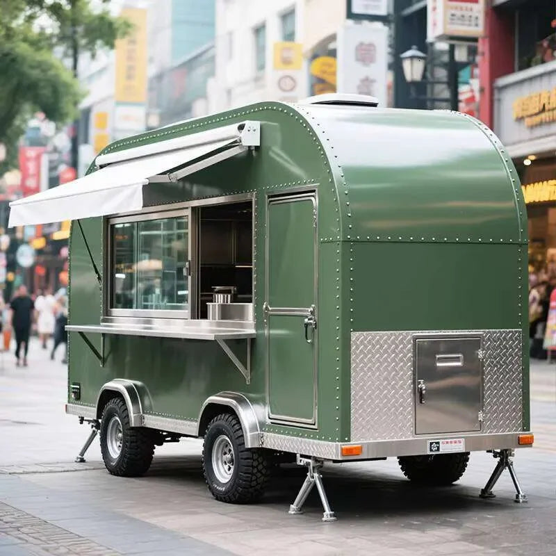 Fully Equipped Food Trailer – Concession Cart Fire Suppression Event