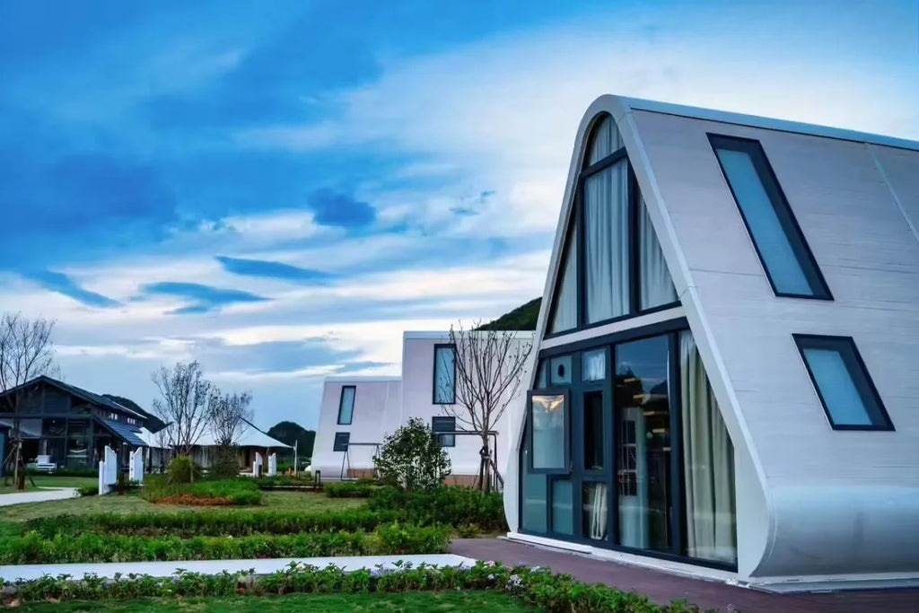 Triangle A-Frame Prefab House - Portable Tiny Cabin Luxury Villa