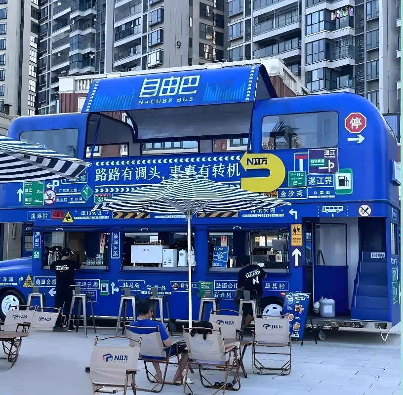 Mobile Food Trailer – Commercial Food Truck Portable Kiosk