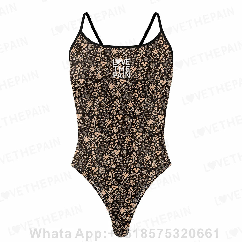 Women Swimsuit Pro Team Training Sexy One-piece Comfortable Suit Swimwear Functional Training Swimsuit Open Water Swimminggown