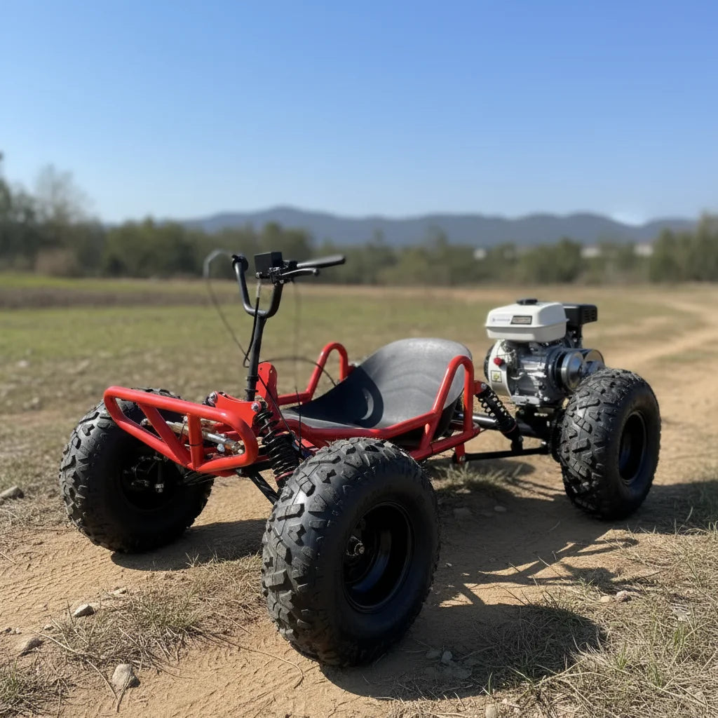 212CC RACING GO-KART - 6.5–9 HP, Hydraulic Brakes - Track-Ready Fun