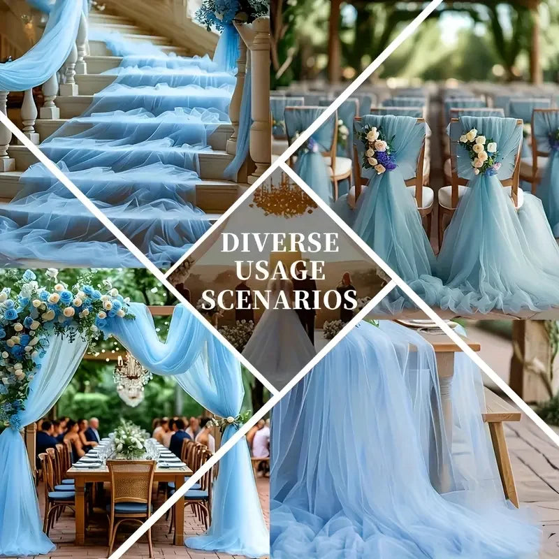 TULLE MAGIC - Soft Mesh Fabric 160cm Wide - The Fabric That Makes Everything Float