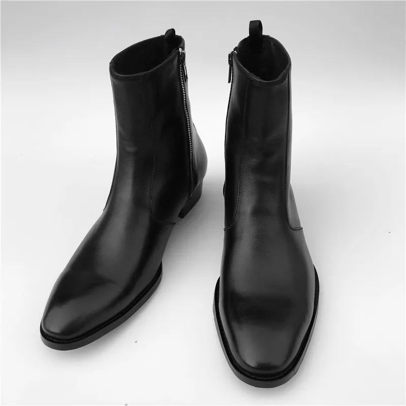 STREET SOVEREIGN - Genuine Leather Chelsea Boots - Sharp Fit, Serious Edge