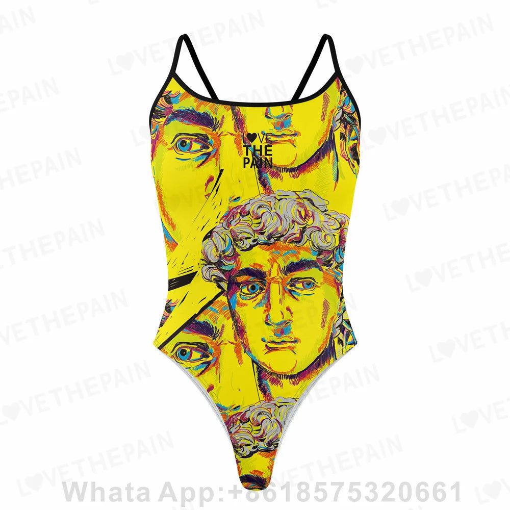 Women Swimsuit Pro Team Training Sexy One-piece Comfortable Suit Swimwear Functional Training Swimsuit Open Water Swimminggown