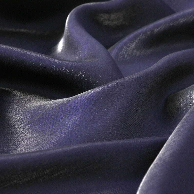 Gradient Wine Red Glazed Silk Satin Fabric Hanfu Pants Skirt Wedding Skin-friendly Breathable Bright Luster