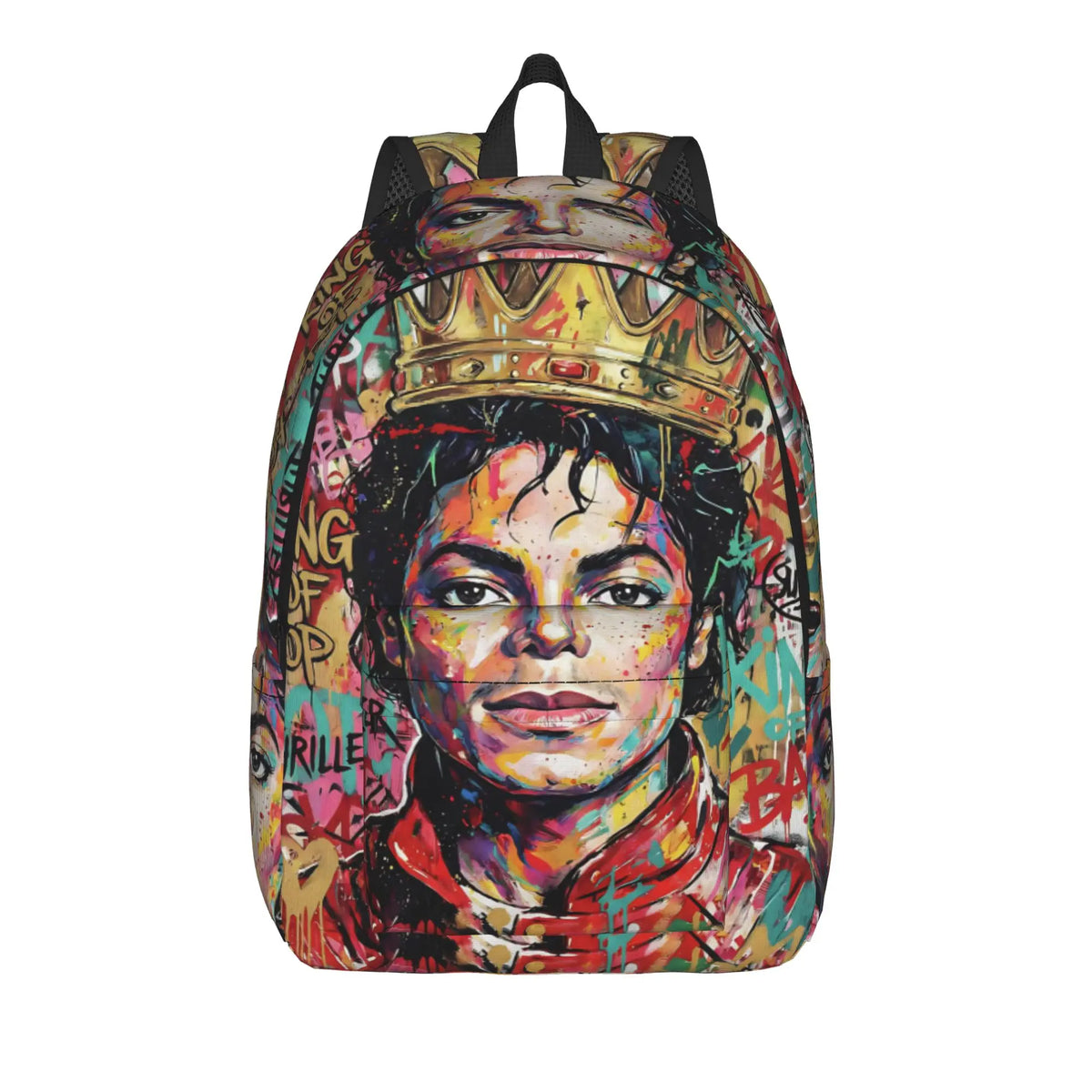 King Of Pop Collage Backpack