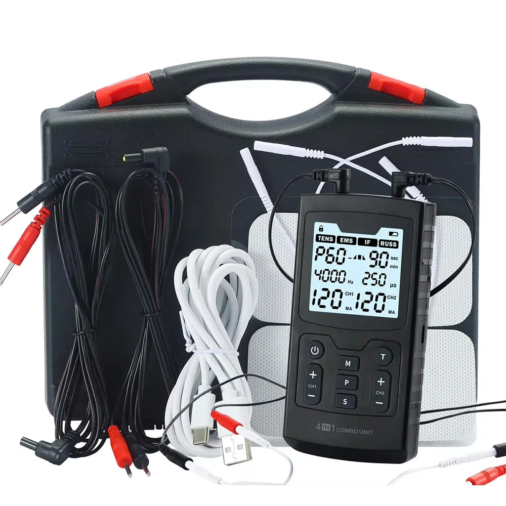 4-in-1 Physiotherapy Device – TENS/EMS/IF/RUSS