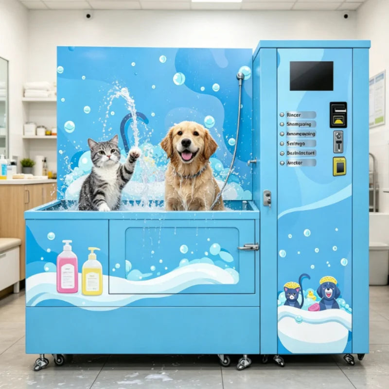 Pet Washing Machine - 6500 W - Stainless Steel