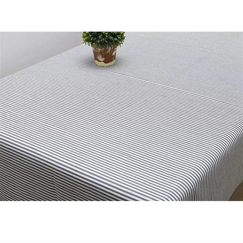 PLAID COTTON LINEN FABRIC - Yarn-Dyed Weave, 26 Colors - Warm Rooms