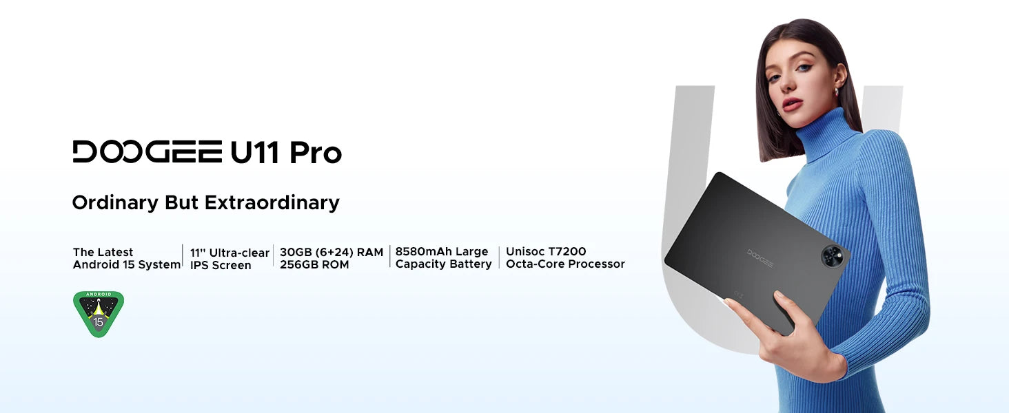 DOOGEE U11 Pro 11" - 90Hz Cinema Display Tablet