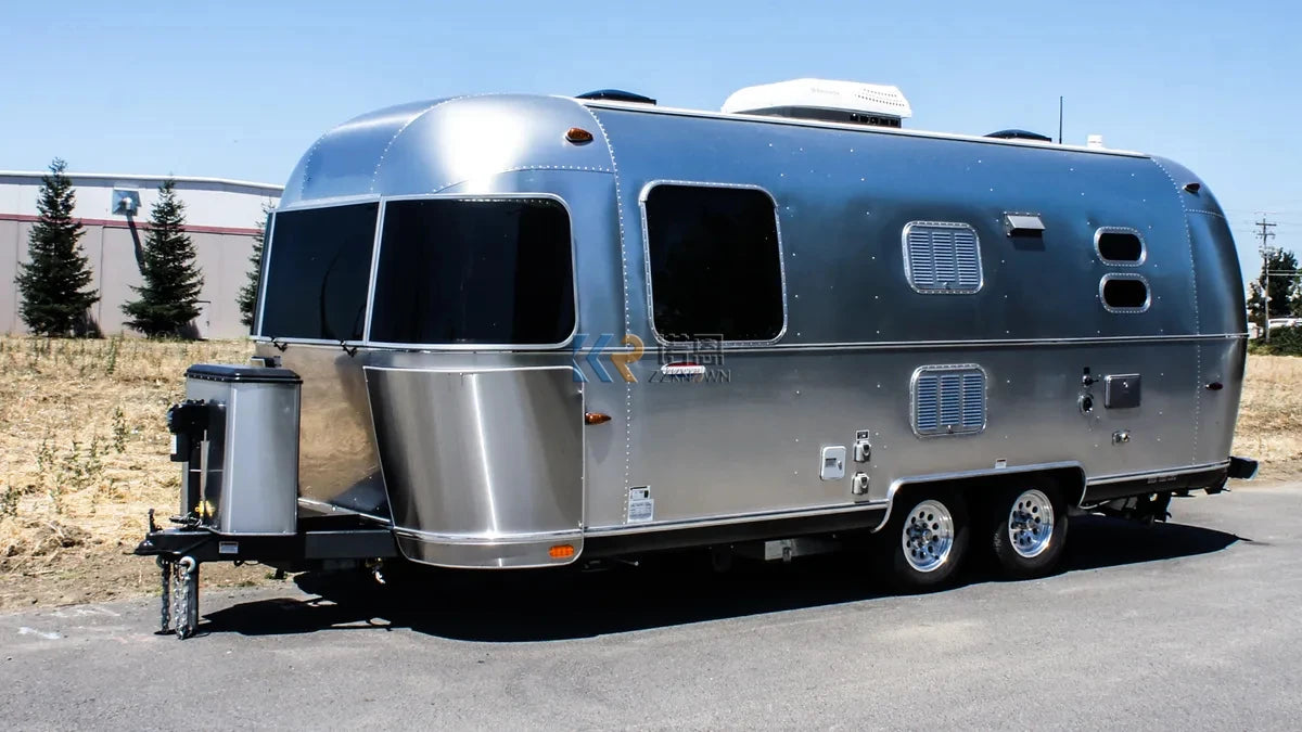 Australia Standard Camping Caravan Luxury RV Camper Aluminum Travel Trailer