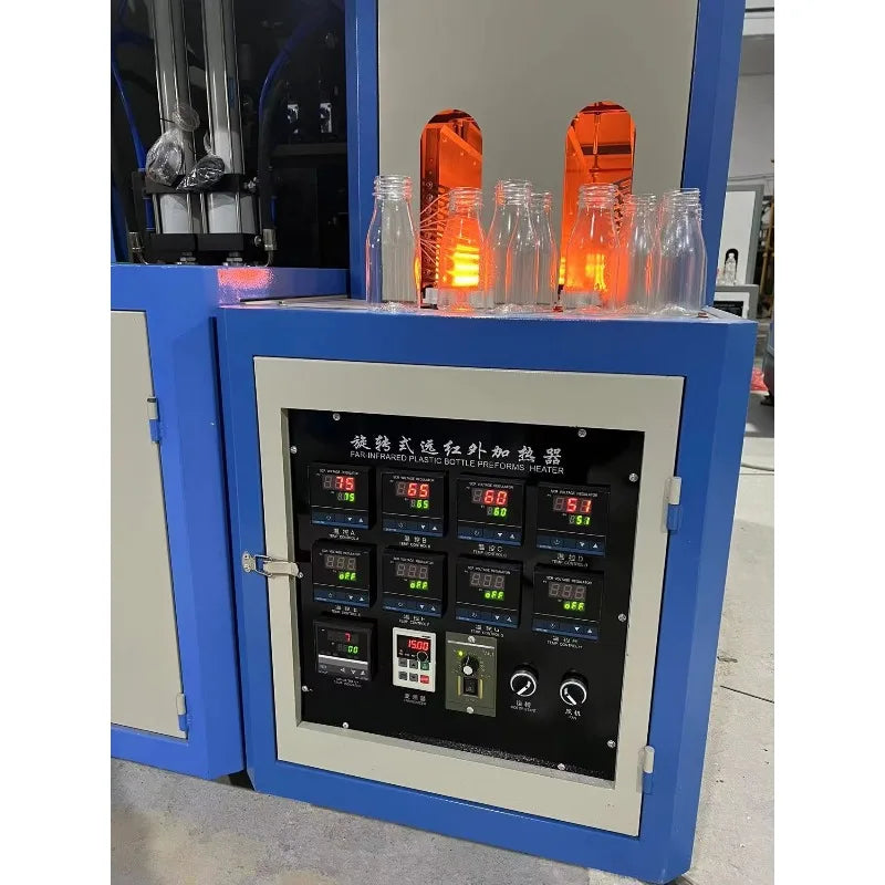 PET BLOW MOLDING MACHINE - Semi-Automatic - 0.1–2L Bottles