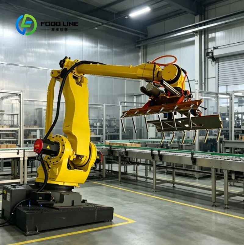 Automatic Palletizing Robot - PLC Control - High Output