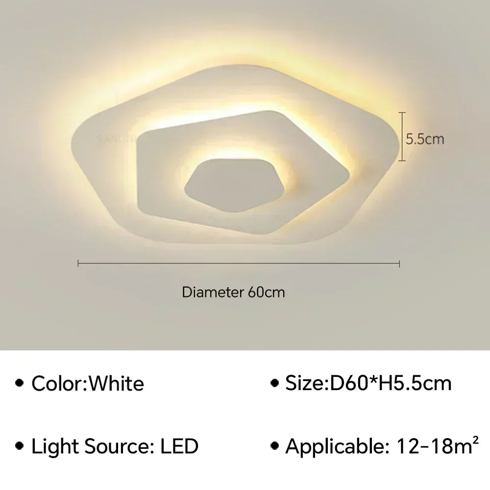 Nordic LED Ceiling Chandelier – 5 Styles, 4 Sizes, Dimmable