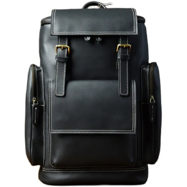 Vintage Crazy Horse Leather Backpack