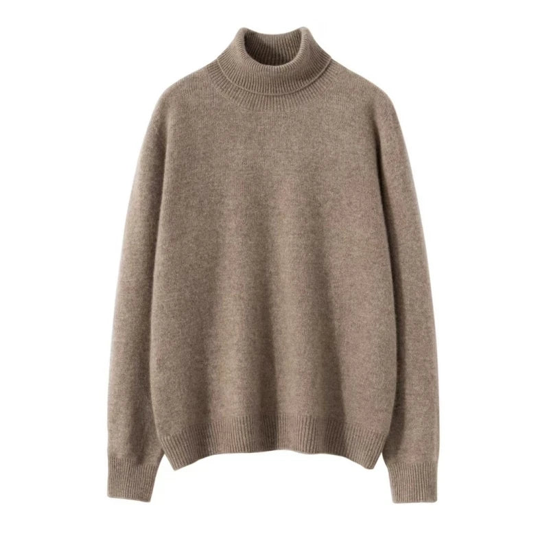 Merino Wool Turtleneck Pullover