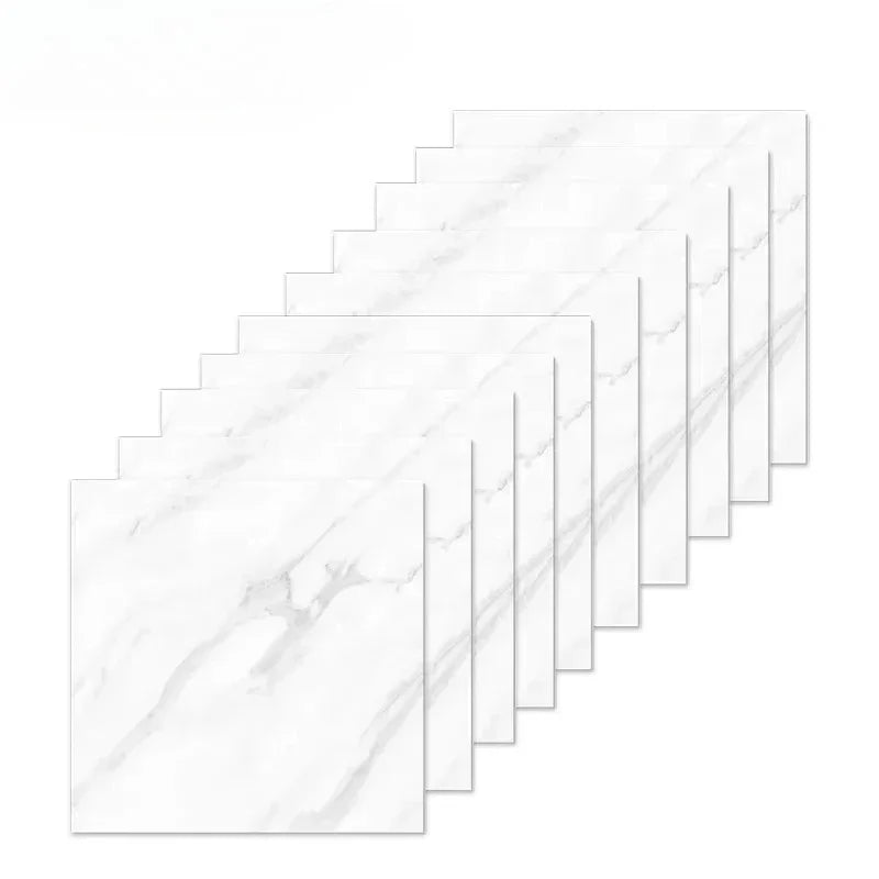 MARBLE TILE STICKERS - 30x30cm PET - Self-Adhesive Wall Decor