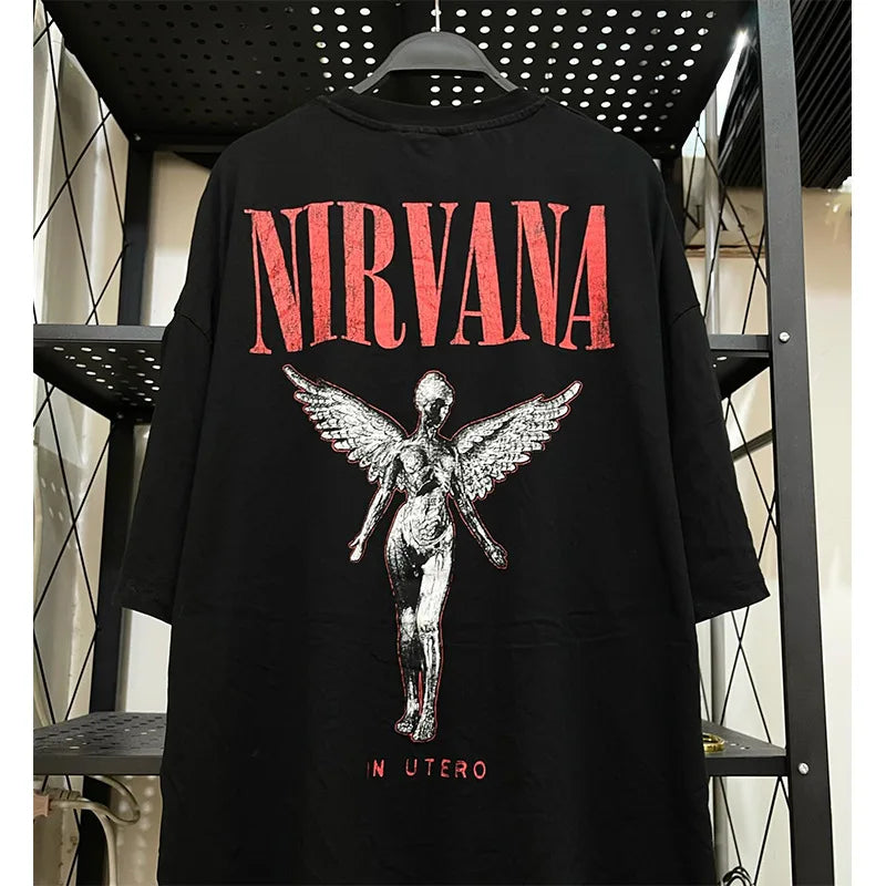 Nirvana In Utero Angel T-Shirt