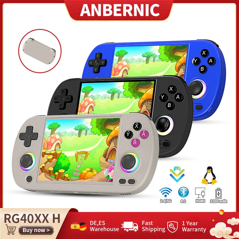 Anbernic RG40XX H - 4-Inch IPS - RGB Retro Play