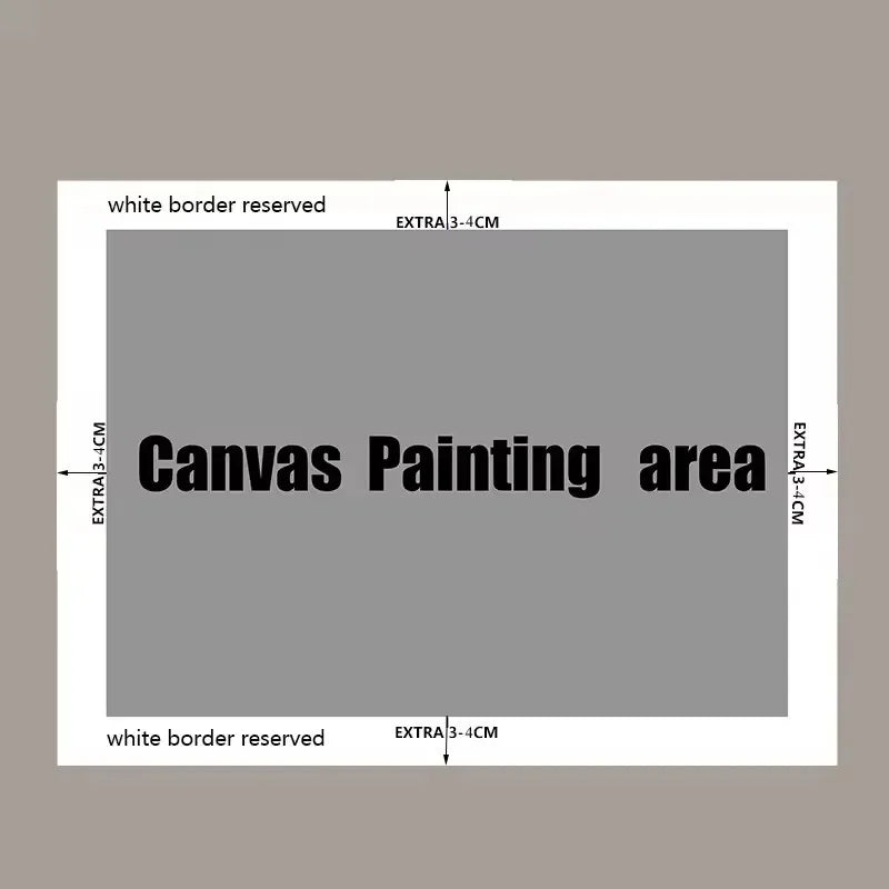 Modern Frameless Canvas Art - geometric color - abstract decor
