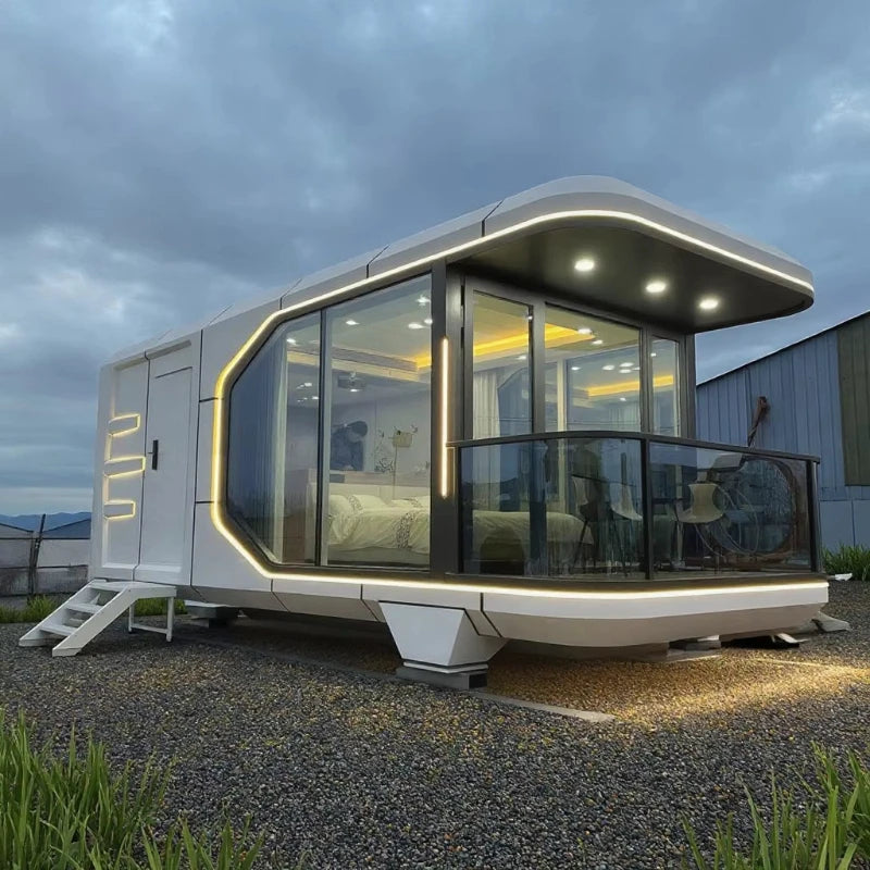 Modular Capsule House Hotel - Prefab Camping Capsule Cabin Tiny Home