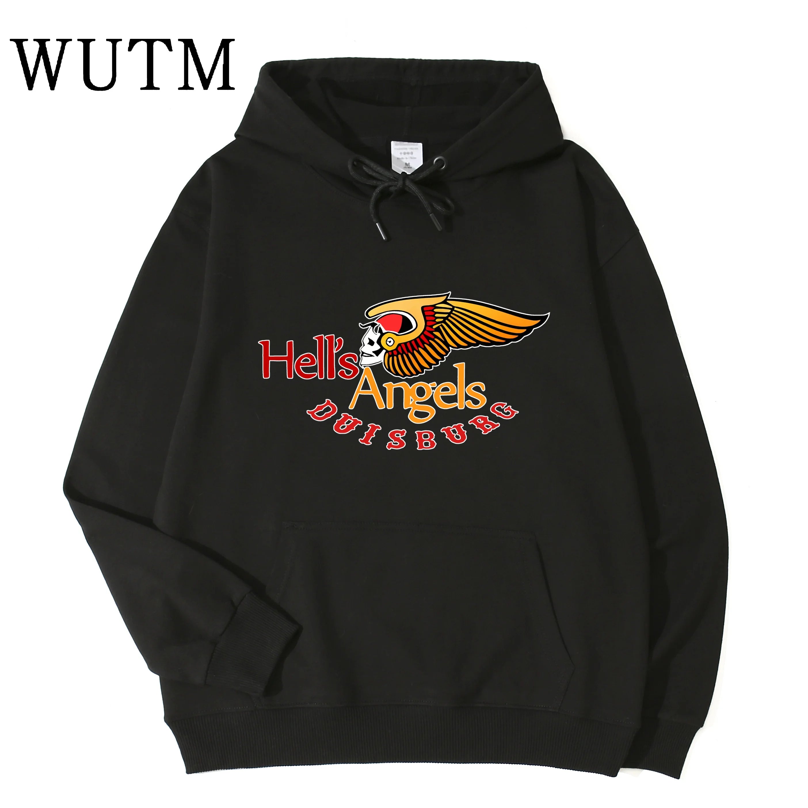 Biker Wing Skull Hoodie Duisburg Vintage Motorcycle Club Unisex