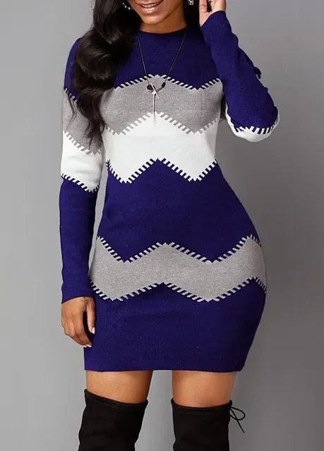 2024 Autumn Women Dress Hip Vintage Strip Befree Large Size Big Sexy Boho Casual Party Elegant Dresses for Women S-5XL