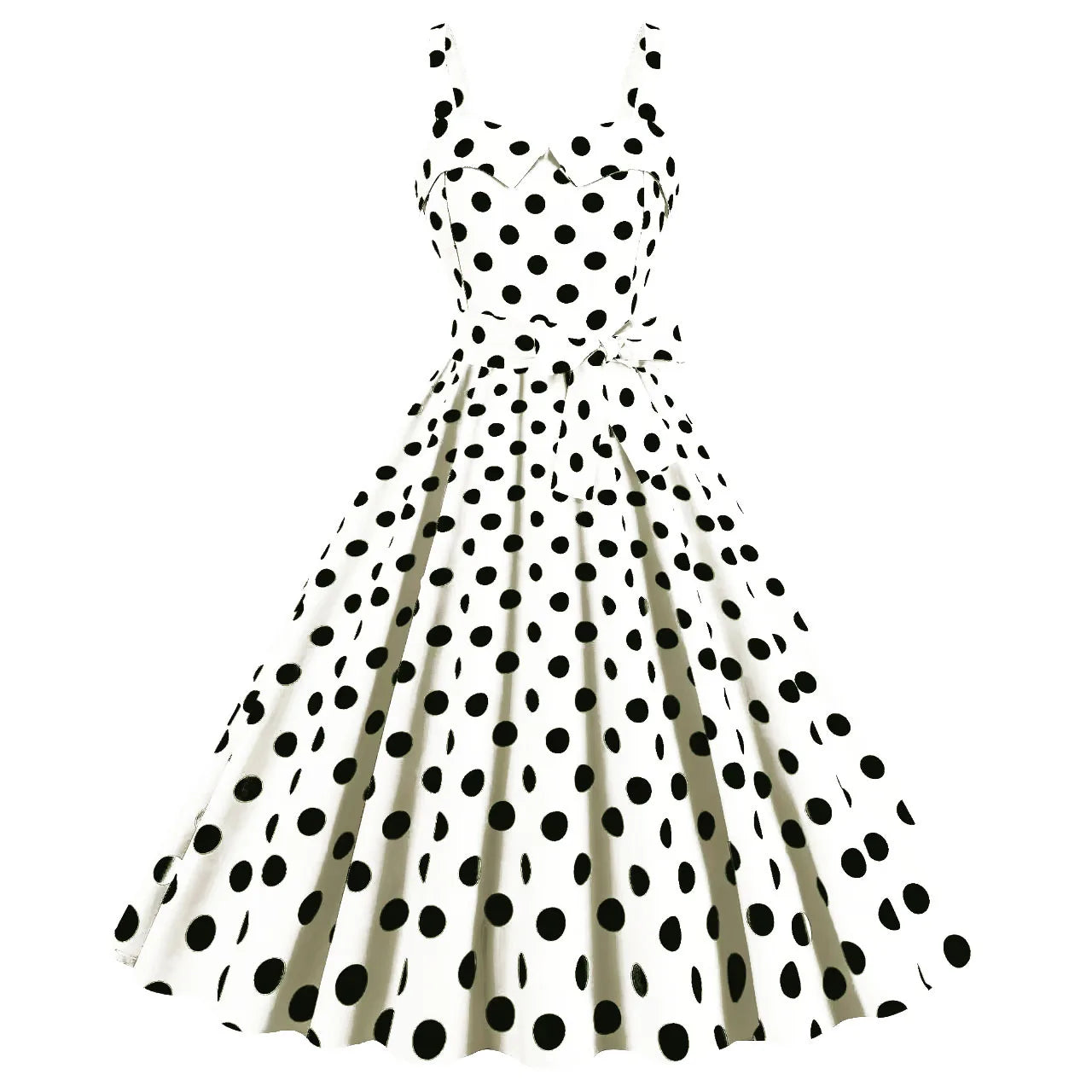 Vintage Classical Polo Dot Printed Dress Women's Sexy Sling Strap Wrap Chest Dress Valentine's Day Streetwear Spring Summer