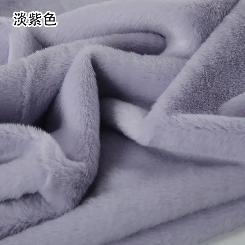 VELVET REX - Imitation Rex Rabbit Plush Fabric - 33 Colors, 165cm Wide, By the Meter