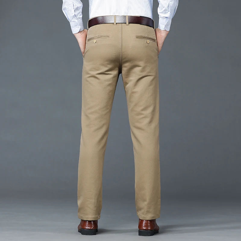 URBAN EASE - Men's Casual Suit Pants - Slim Straight, 6 Colors, Sizes 30-40