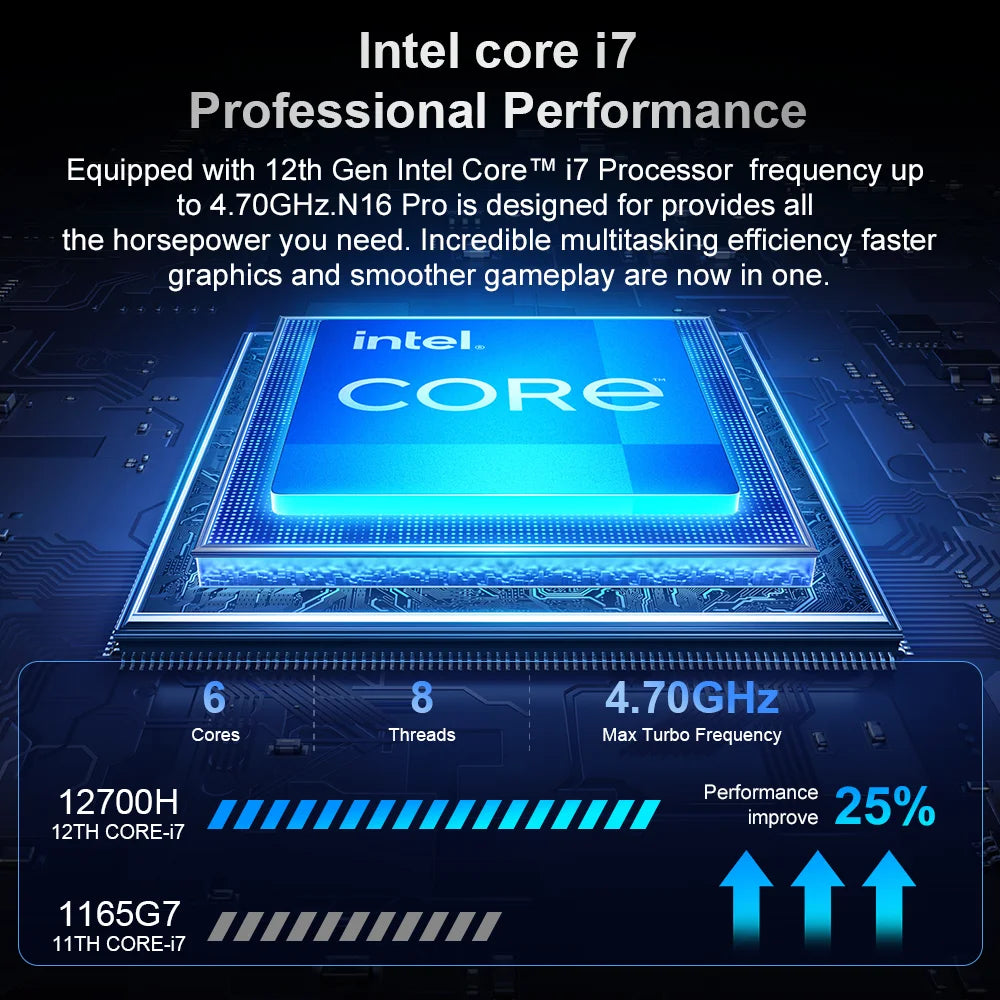 Ninkear N16 Pro 16" - 2.5K 120Hz Ultra HD Laptop for Work & Creation
