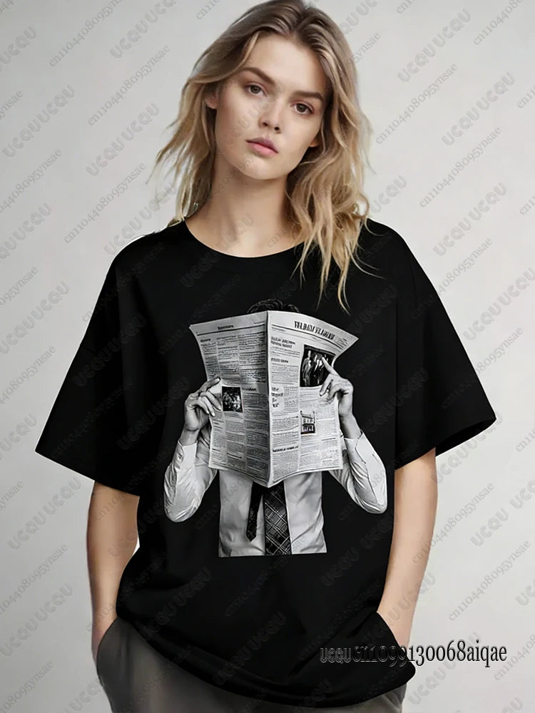 K-pop Famous Singer Polera Manga Corta Print T-shirts For Women 2026 World Tour Concert T-shirts Fans Gifts Y2K Boy Band Tops