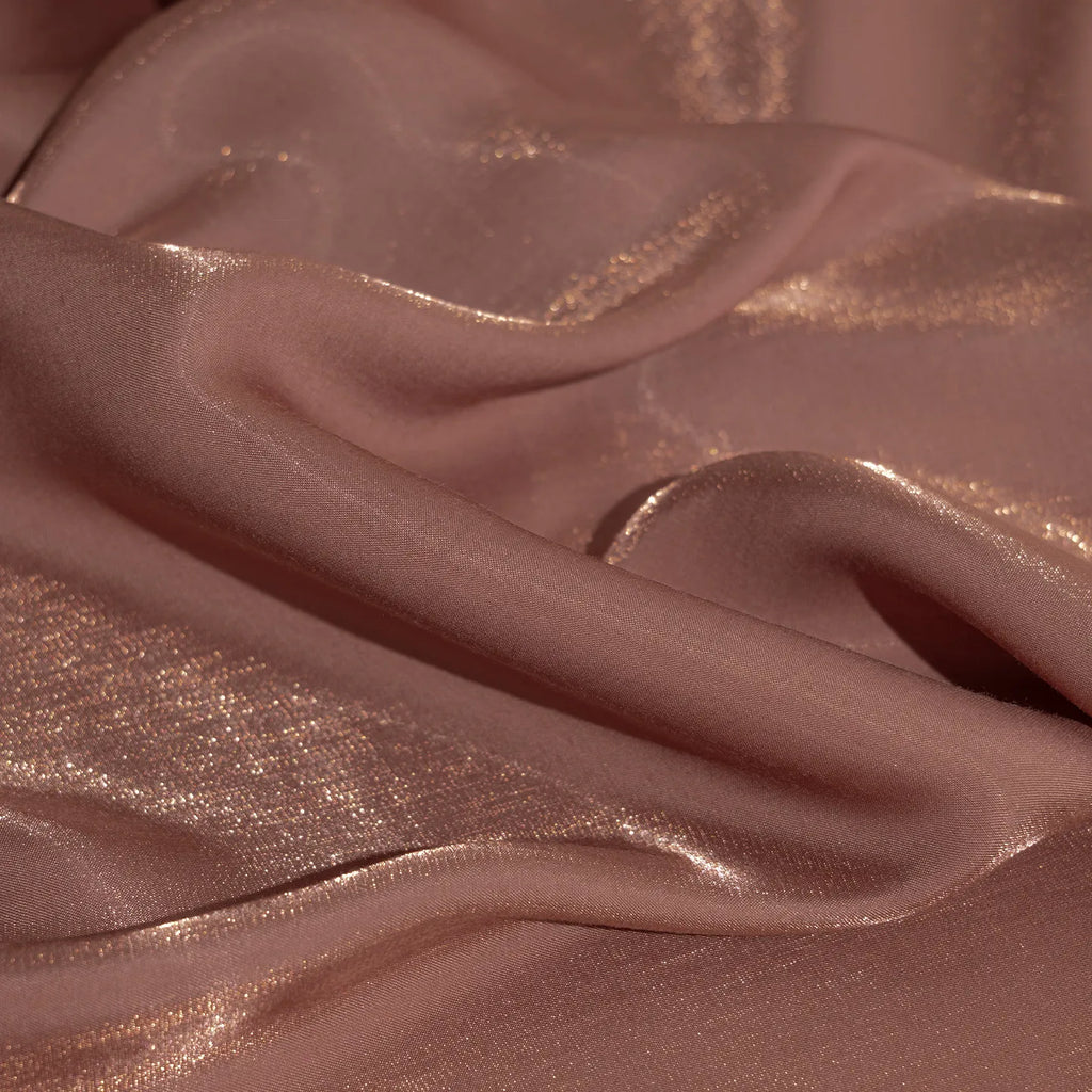 Gradient Wine Red Glazed Silk Satin Fabric Hanfu Pants Skirt Wedding Skin-friendly Breathable Bright Luster