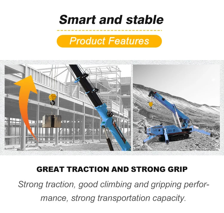 Yugong Mobile Spider Crane - 10 Ton - Remote Control