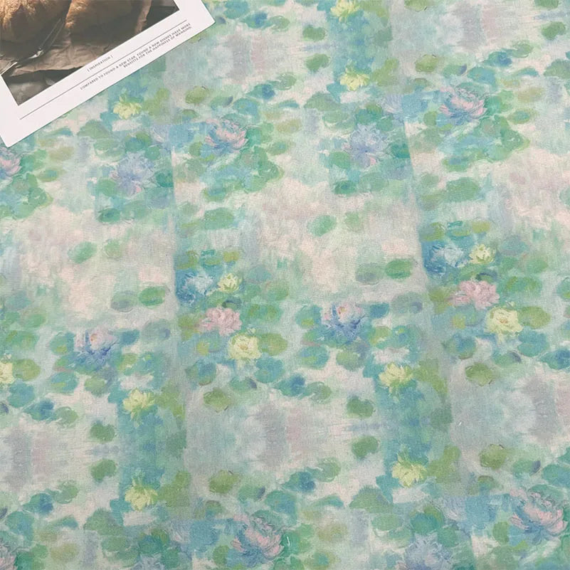 Oil Painting Floral Fabric – 148cm Wide, 16 Patterns
