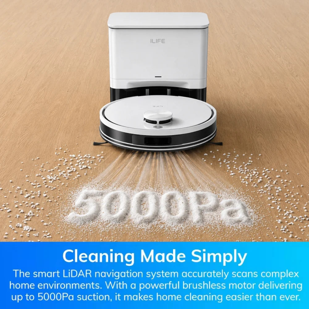 ILIFE A30 Pro Robot Vacuum Self-Emptying