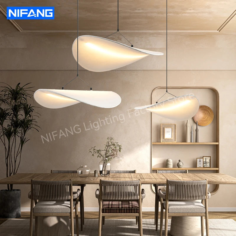Tuscan Style Silk LED Pendant Lamp – 5 Sizes, Dimmable