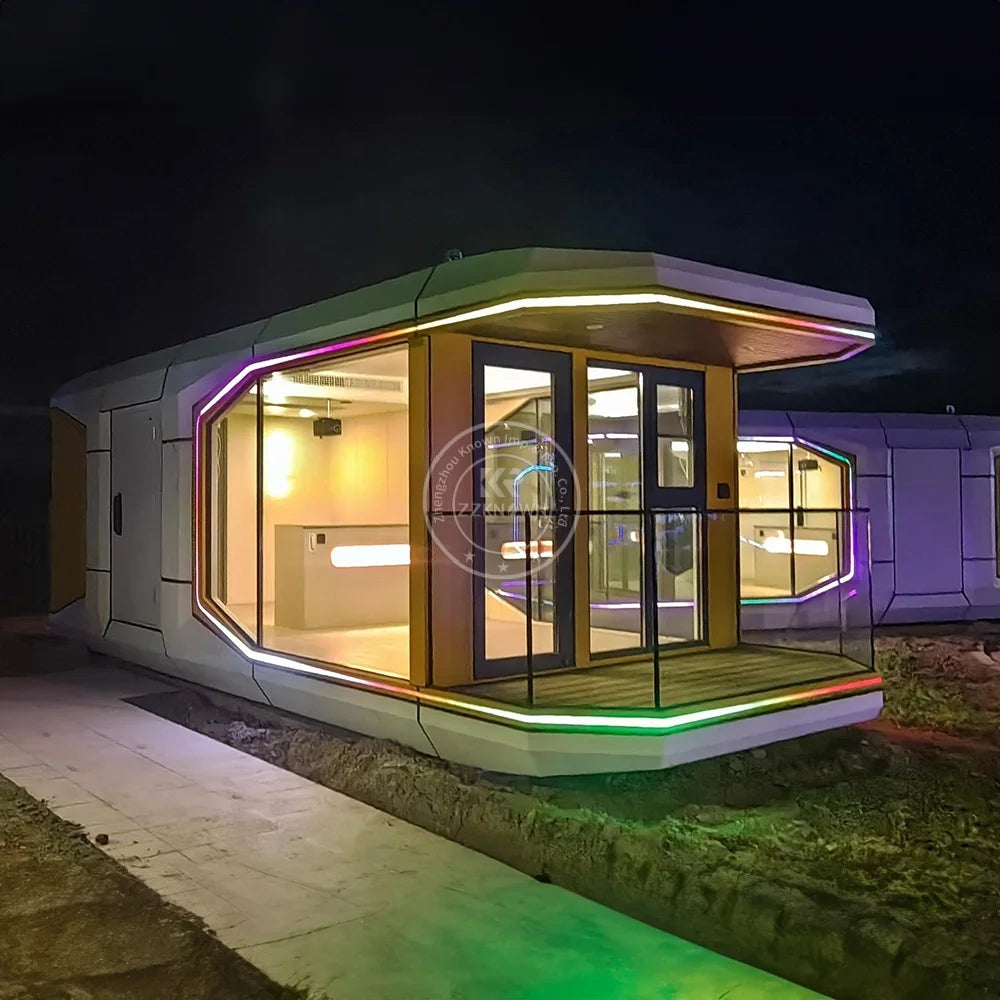 Modern Portable Capsule House - Luxury Mobile Hotel Resort Ready