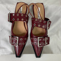 New Women Sandals Shoes Pointed Toe 2026 Spring Fashion Shallow Footwear Slingbacks Ladies Sandals Flats Shoes Big size
