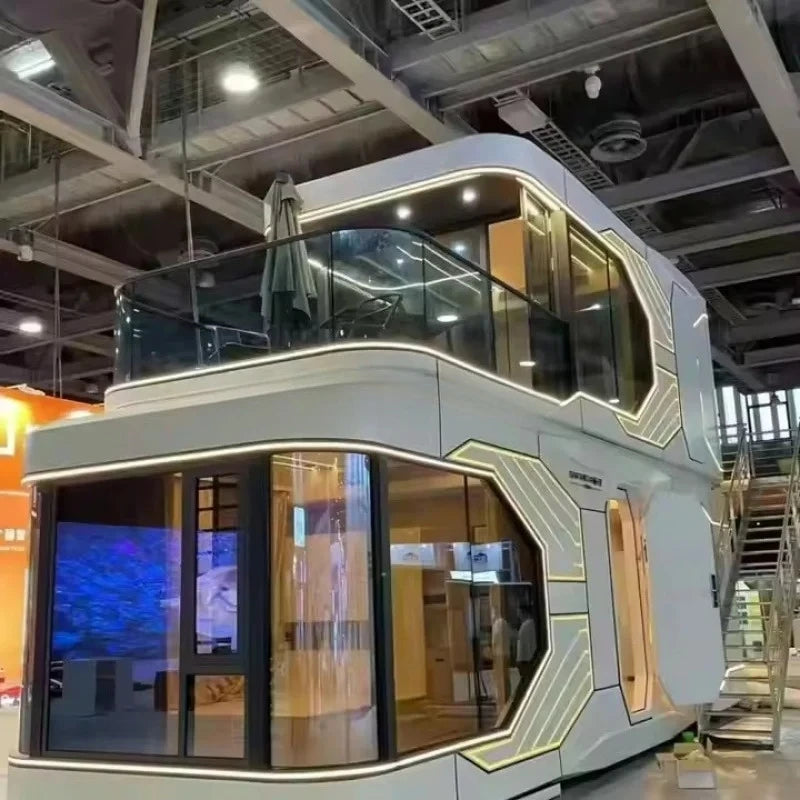 M9 2 Stories Capsule House - Space Capsule Luxury Prefab Modern Home