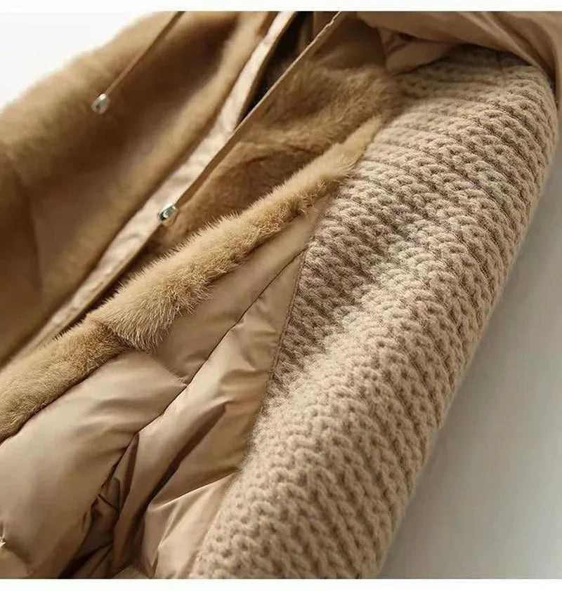 Fur Trim Padded Coat – Loose Cotton Winter Jacket