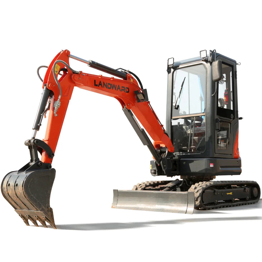 LANDWARD MINI EXCAVATOR - Compact Crawler Models - Engine Options: Kubota
