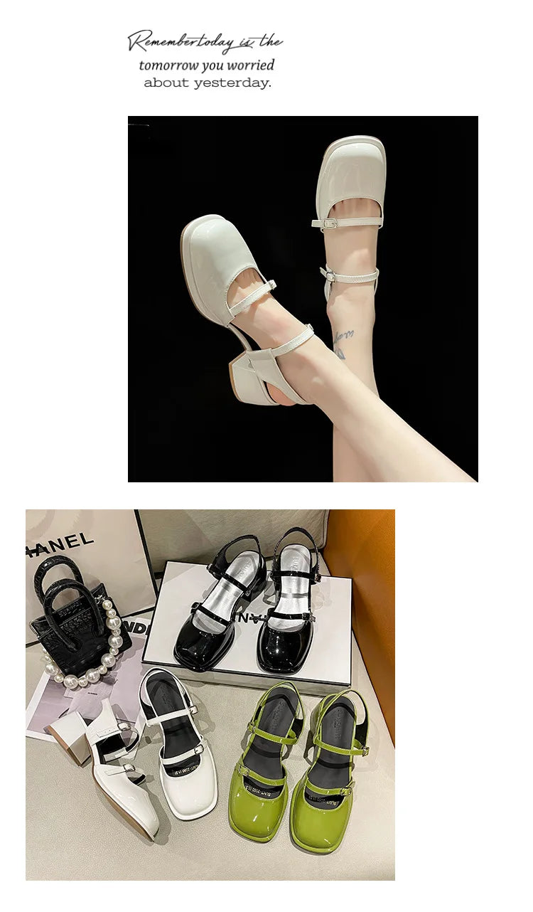 Summer new Mary Jane shoes Non-slip Outdoor beach flat Ladies Casual Hollow sandals Fashion versatile comfort Shoes Zapatos