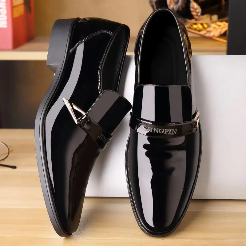SMOOTH MOVE - Patent Leather Slip-On Loafers - Business Casual Done Right