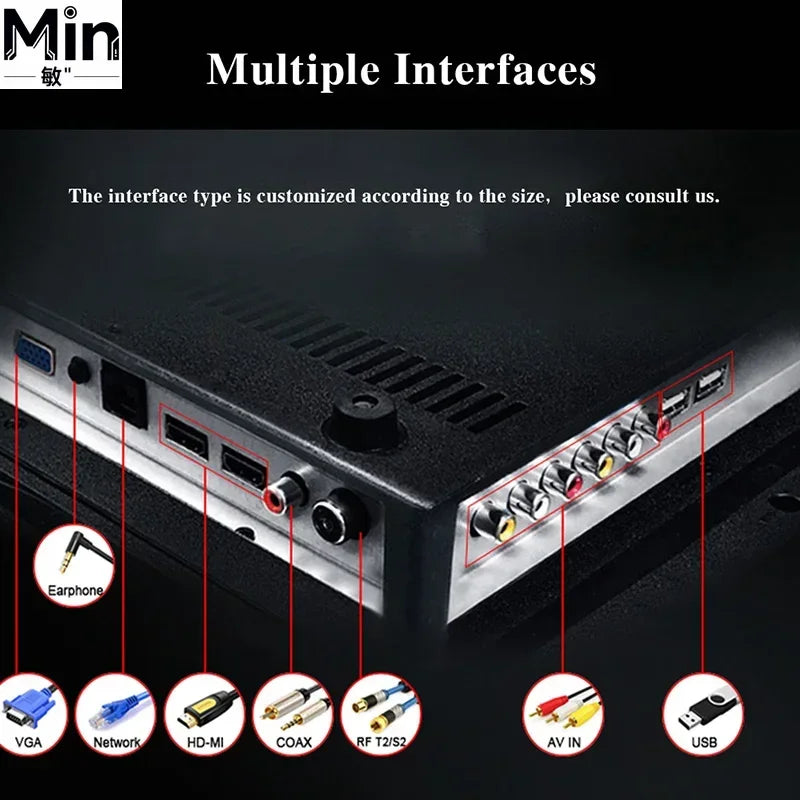 32-100 Inch 4K Android Touch Smart TV Explosion-Proof