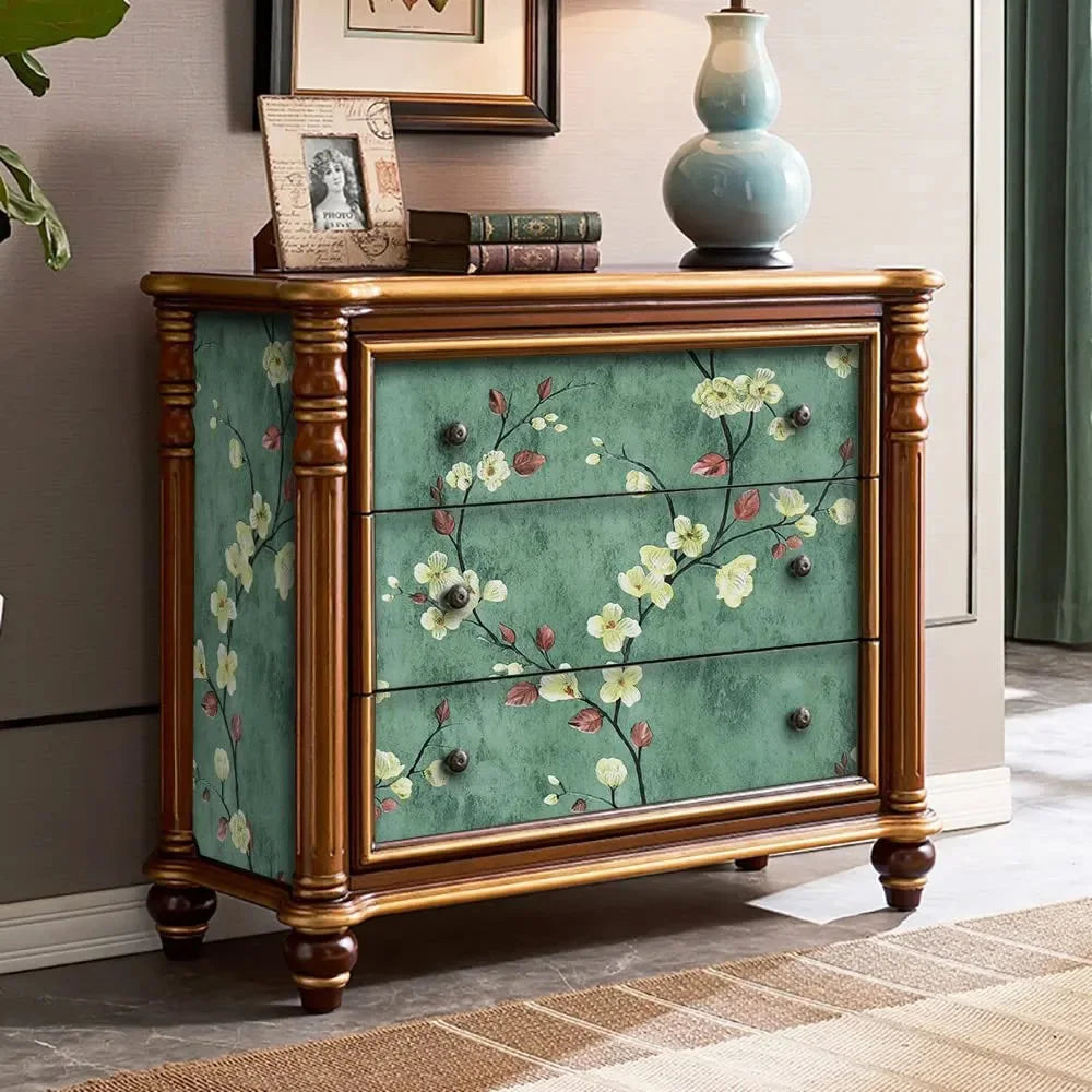 BOTANICAL FLORAL PEEL & STICK WALLPAPER - PVC Self-Adhesive, 5 Patterns - Quiet Rooms
