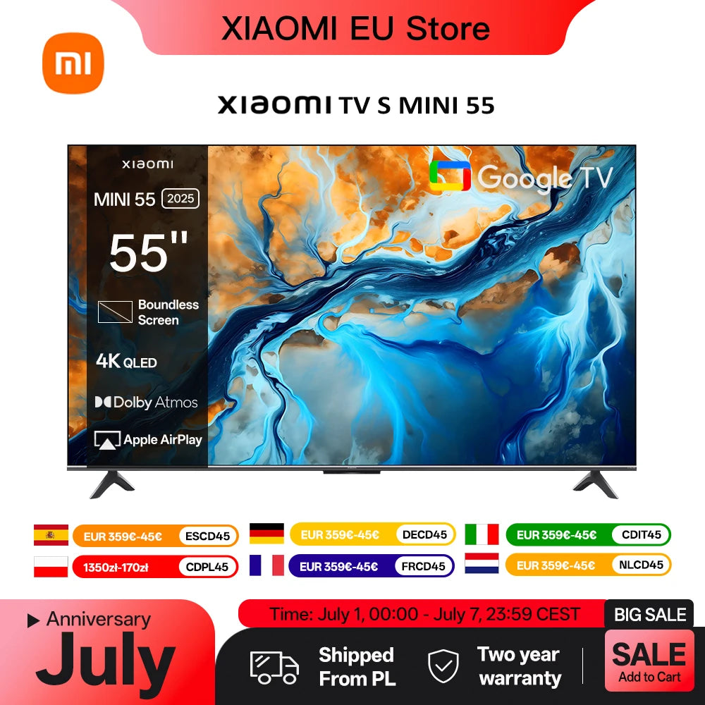 XIAOMI S MINI 55 QD-Mini LED 144Hz TV