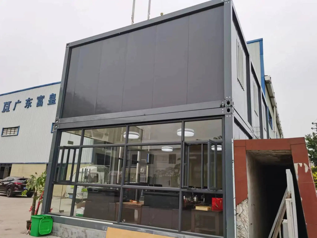 Prefab Sunny Glass House - Assembly Container Frame Easy Handy Room