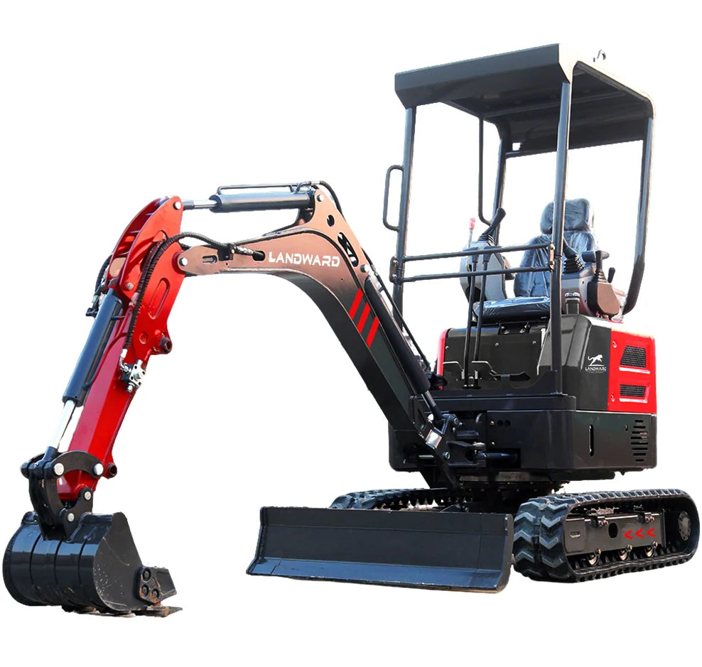 LANDWARD MINI EXCAVATOR - Compact Crawler Models - Engine Options: Kubota