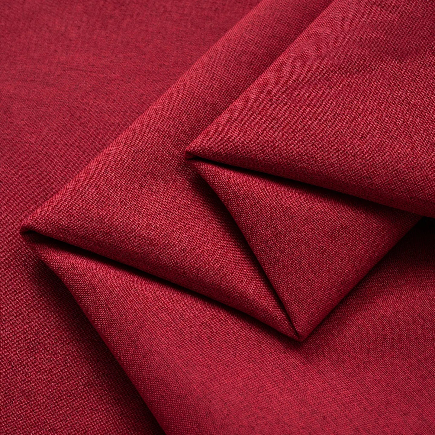 THICKENED PLAIN LINEN-LOOK FABRIC - 100% Polyester, 420g/m, 148cm Wide - Solid Rooms